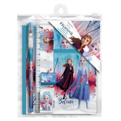 Ensemble de papeterie Disney Frozen (6 pièces)