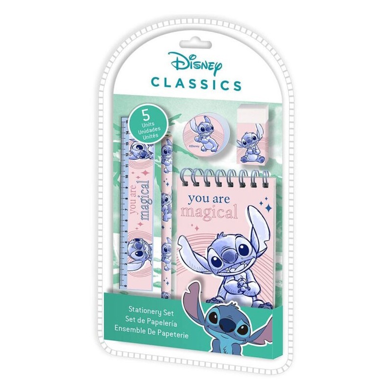 Disney Lilo and Stitch Magical stationery set 5-piece