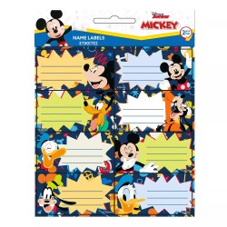 Disney Mickey  Friends 16-piece notebook label set