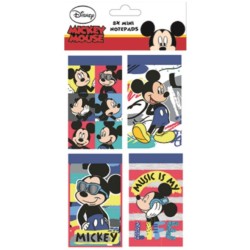 Disney Mickey  Mini Notebook, Set of 8