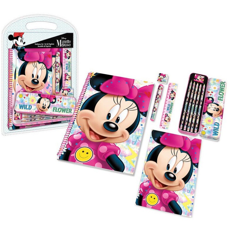 Disney Minnie  stationery set (7 pieces)