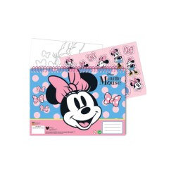 Disney Minnie  Joy A/4 spiral sketchbook with 40 sheets and stickers