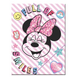 Disney Minnie  Smiles A/4 elastic folder