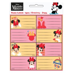 Étiquettes à agrafer Disney Minnie Wink 16 pièces