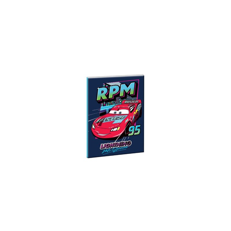 Disney Cars RPM B/5 lined notebook 40 sheets