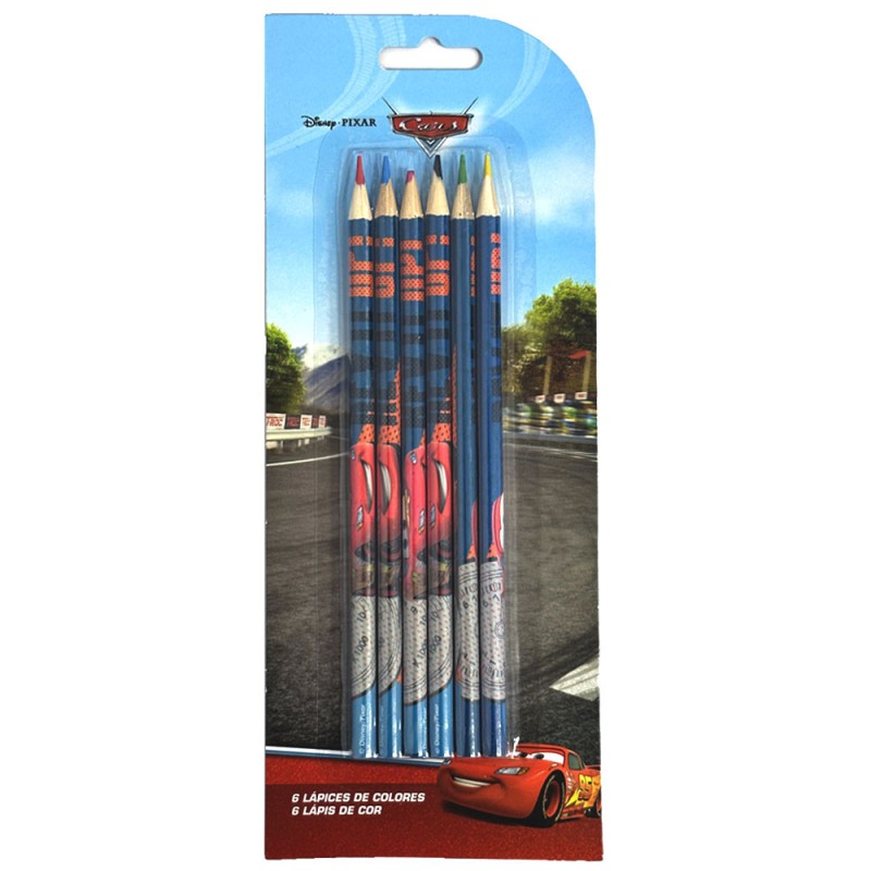 Disney Cars colored pencils, pack of 6