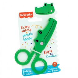 Ciseaux de sécurité crocodiles Fisher-Price 13 cm