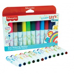 Fisher-Price Let's Draw washable markers 12 pcs