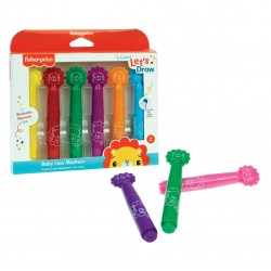 Lot de 6 feutres lavables Let's Draw de Fisher-Price