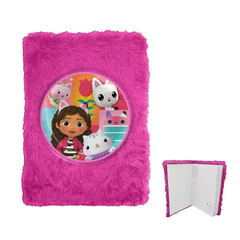 Carnet de notes en peluche Smoothie Land de Gabby's Dollhouse A5