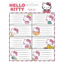 Hello Kitty Lemon Notebook label pack of 16