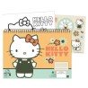 Carnet de croquis à spirale Hello Kitty Stay Sunny A/4 avec 40 feuilles et autocollants