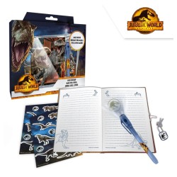 Coffret agenda Jurassic World Dominion + stylo magique