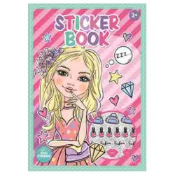 Colour Girls' A4 Sticker Album with 1000 Stickers