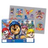 Carnet de croquis à spirale A/4 Paw Patrol Knights avec 40 feuilles et autocollants