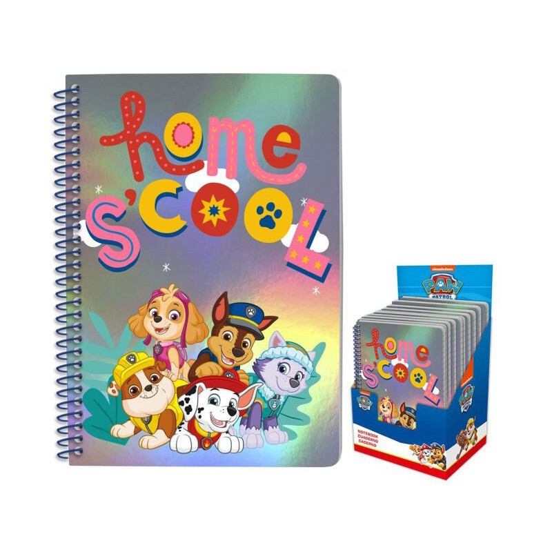 Carnet métallique A5 Paw Patrol