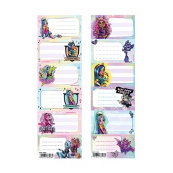 Monster High notebook label