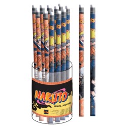 Crayon graphite HB Naruto Fire avec gomme