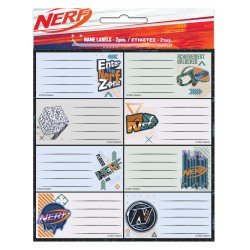 Nerf Player  16-piece notebook labels