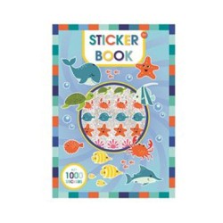 Ocean A4 sticker album with 1000 stickers