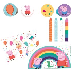 Peppa Pig Confetti stationery set (16 pcs)