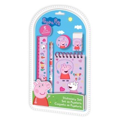 Ensemble de papeterie Peppa Pig avec corde à sauter 5 pièces