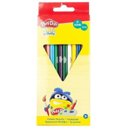 Play-Doh Art triangular colored pencil set of 24