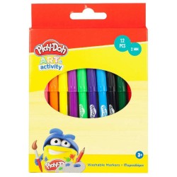 Play-Doh Art washable felt-tip pens, set of 12