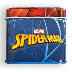 Spiderman Blue mini metal box 7.5 cm