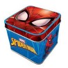 Mini boîte en métal Spiderman bleu 7,5 cm