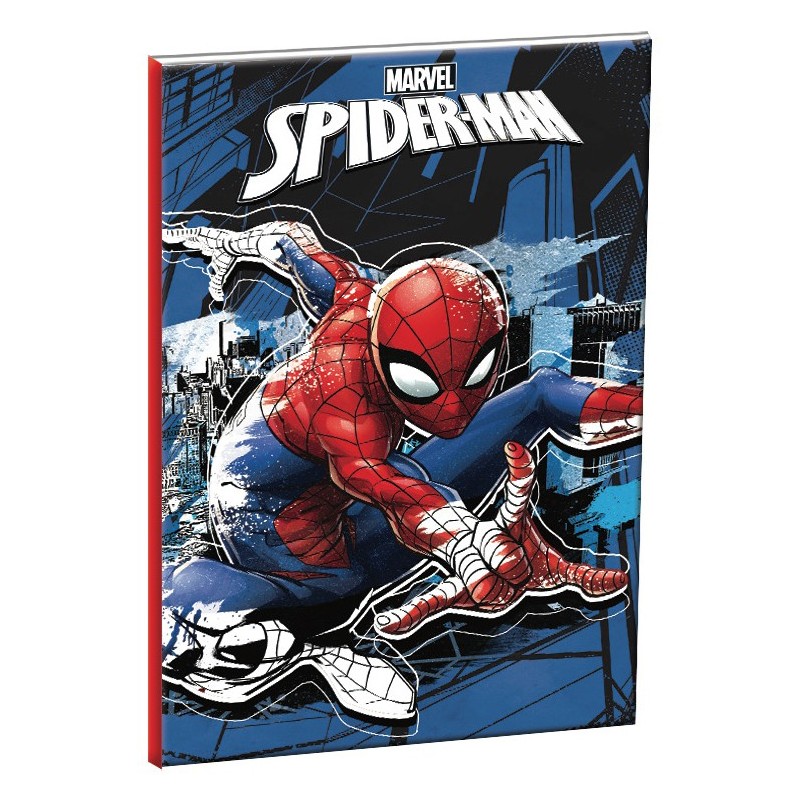 Spiderman Dark B/5 ruled notebook with 40 sheets