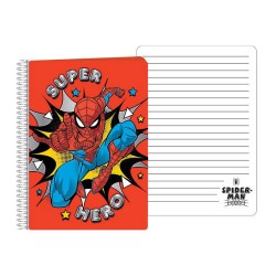 Cahier à spirale Spiderman Hero A5