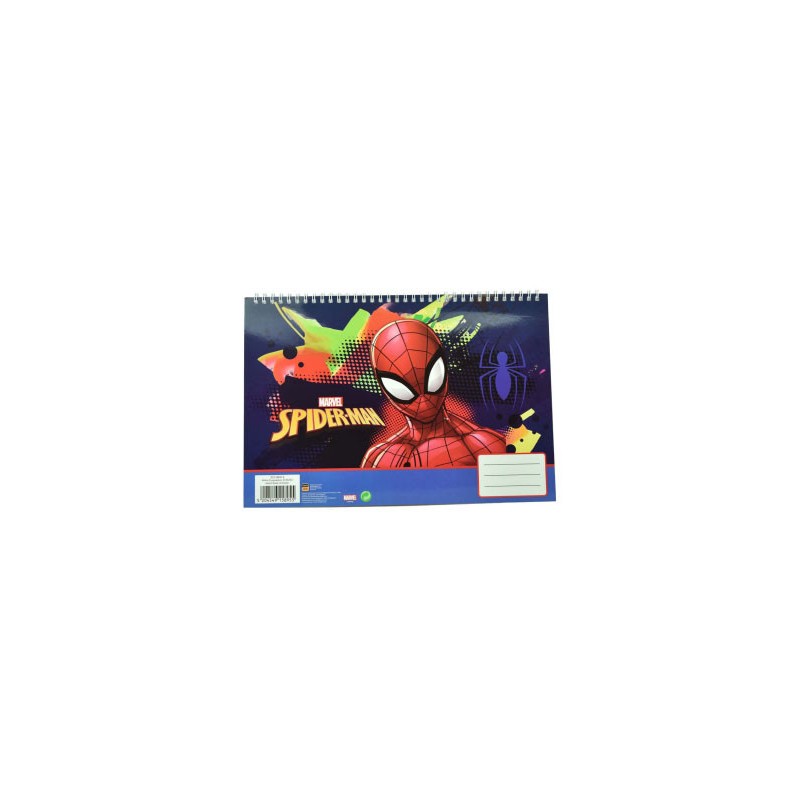 Carnet de croquis à spirales Spiderman Splotch A/4, 30 feuilles