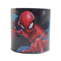 Spiderman Splotch metal pencil holder 10.5 cm