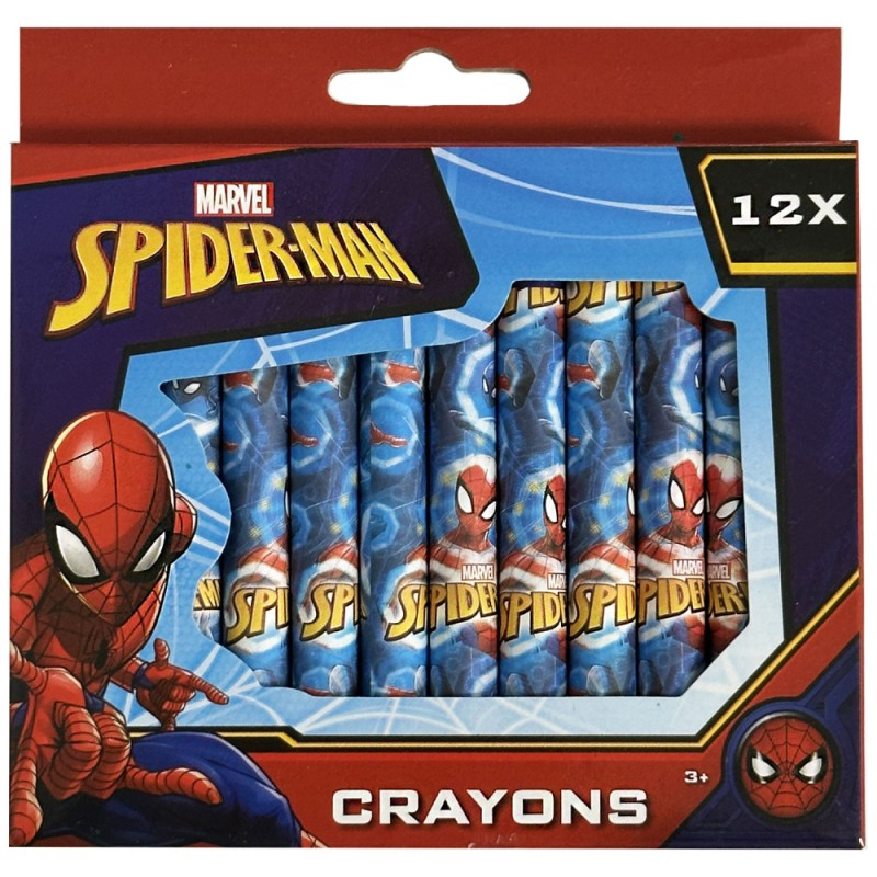 Spiderman crayon set of 12