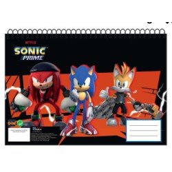 Sonic the Hedgehog Get Me Sonic the Hedgehog A/4 Spiral Sketchbook, 30 sheets