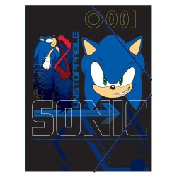 Sonic the Hedgehog Go Fast Sonic the Hedgehog A/4 Elastic Folder