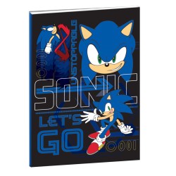 Cahier ligné Sonic the Hedgehog Go Fast Sonic the Hedgehog B/5 40 pages