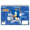 Sonic the Hedgehog Rush Sonic the Hedgehog A/4 spiral sketchbook, 30 sheets