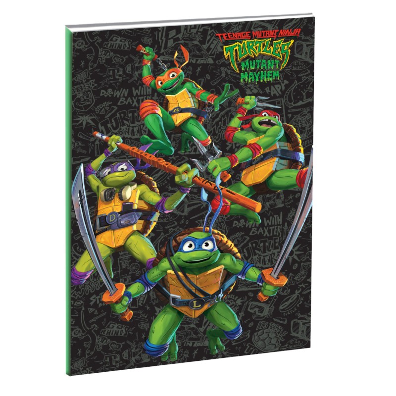 Livret ligné Power B/5 Tortues Ninja de 40 pages