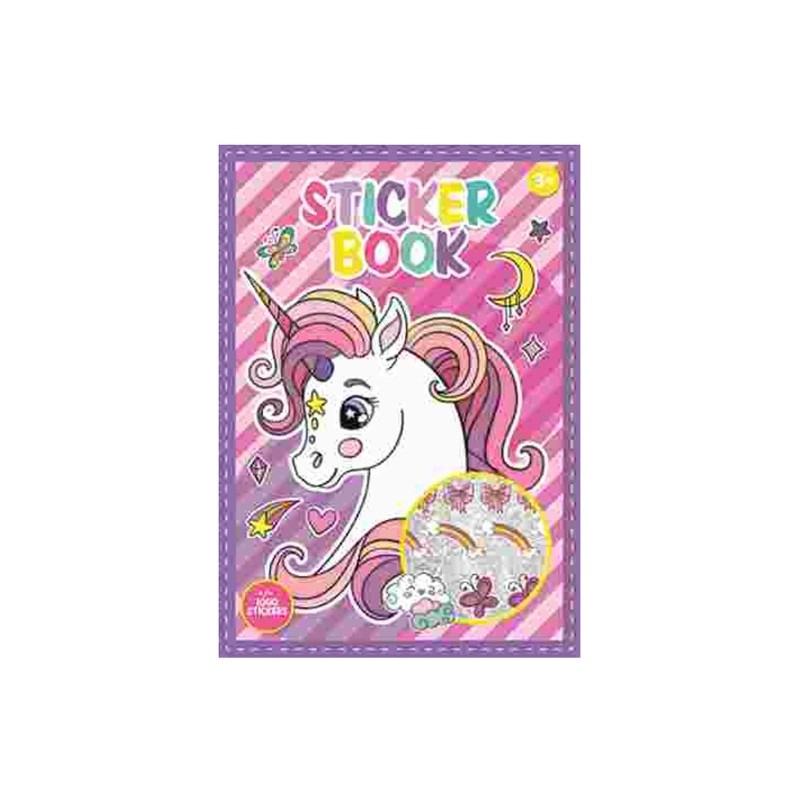 Unicorn A4 Sticker Album 1000 pieces