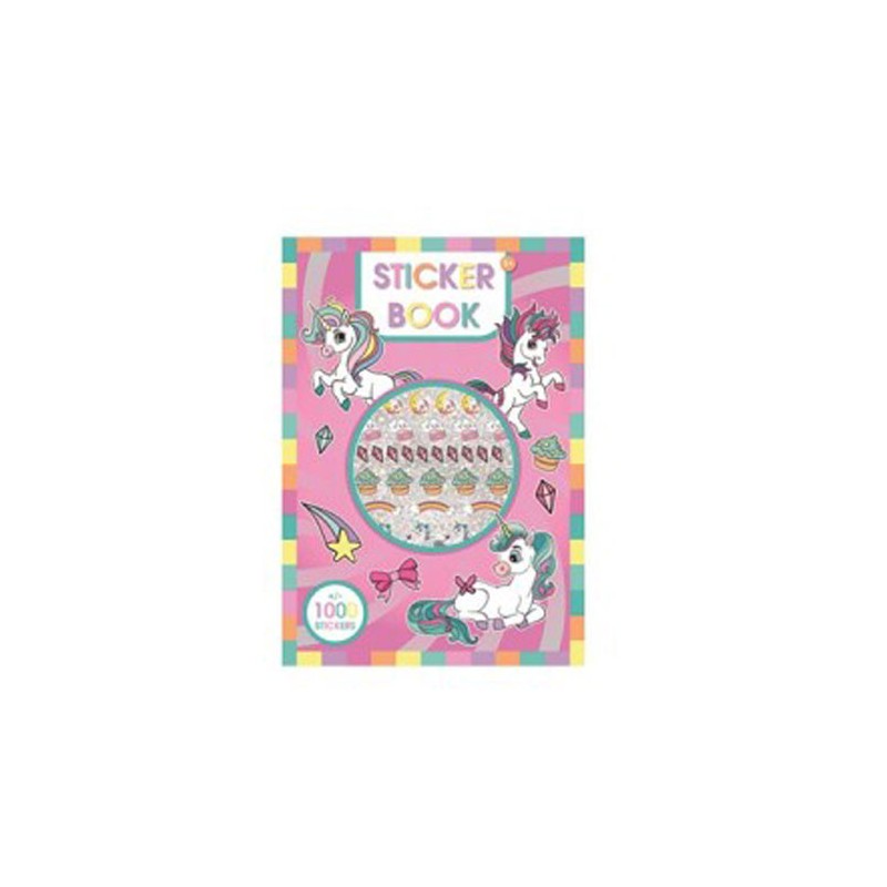 Unicorn A4 Sticker Album with 1000 pcs