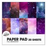 Space Opal World paper sheet 15x15 cm