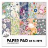 Flower mat opal paper sheet 15x15 cm