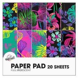 Flower glossy paper sheet 15x15 cm