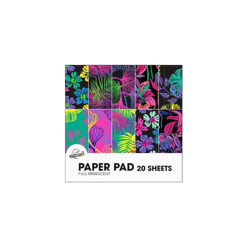 Flower glossy paper sheet 15x15 cm