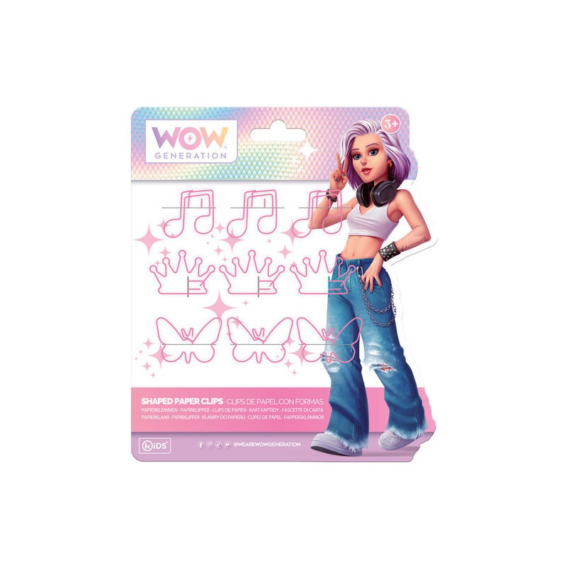 WOW Generation Alana pink paperclip set