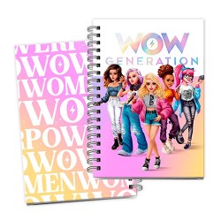 WOW Generation Team A5 Lined Notebook with Sticker