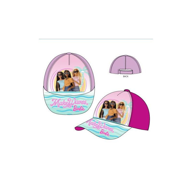 Casquette de baseball pour enfants Barbie Waves 52-54 cm