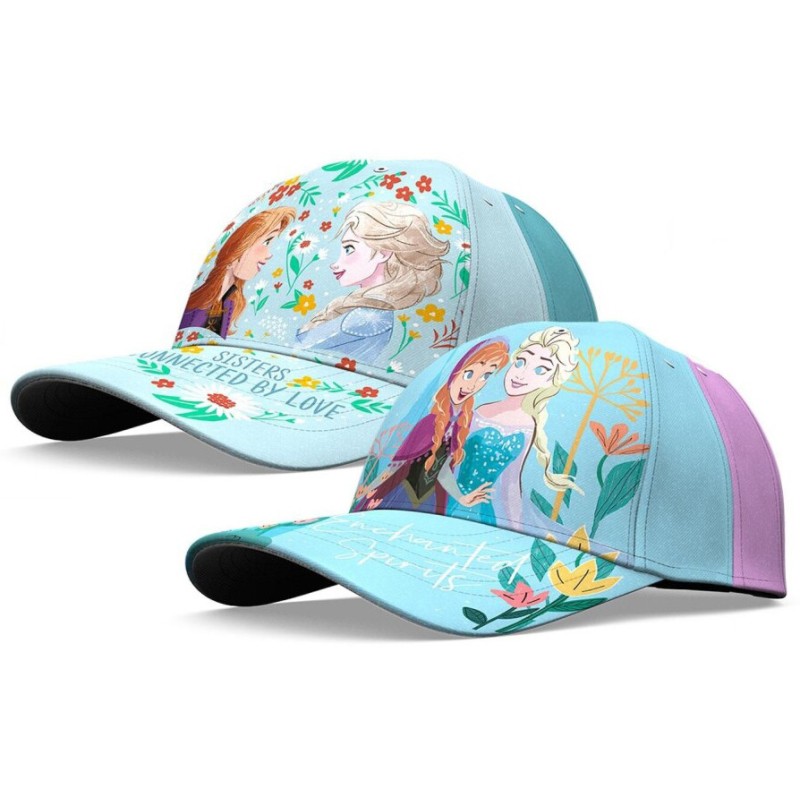 Casquette de baseball pour enfants Disney Frozen Flowers 52-54 cm